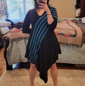 Elhoffer design striped tunic